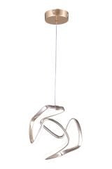 CLOVER TEKLİ LED AVİZE GOLD