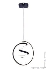 AMAZON TEKLİ SİYAH LED AVİZE