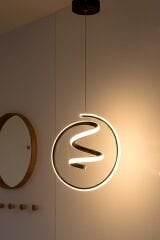 Amazon Model Siyah Power Led Avize, 3 Renk Yanabilen Lüks Led Avize, Mutfak Salon Hol Oda Led Sarkıt Avize