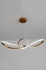 Barok Model Eskitme Led Avize, 3 Renk Yanabilen Power Led Avize, Oturma Odasi Salon Yemek Masası Sarkıt Led Avize