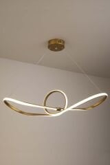 Barok Model Eskitme Led Avize, 3 Renk Yanabilen Power Led Avize, Oturma Odasi Salon Yemek Masası Sarkıt Led Avize