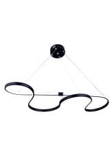 Hayal Model Siyah Led Avize, 3 Renk Yanabilen Power Led Avize, Oturma Odasi Salon Yemek Masası Sarkıt Led Avize