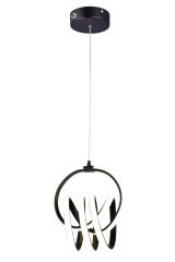 Sofya Model Siyah Power Led Avize, 3 Renk Yanabilen Lüks Led Avize, Mutfak Salon Hol Oda Led Sarkıt Avize