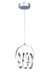 Sofya Model Krom Power Led Avize, 3 Renk Yanabilen Lüks Led Avize, Mutfak Salon Hol Oda Led Sarkıt Avize