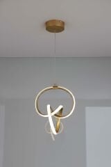 Prag Model Eskitme Power Led Avize, 3 Renk Yanabilen Lüks Led Avize, Mutfak Salon Hol Oda Led Sarkıt Avize