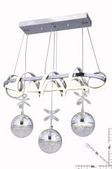 DART YEMEK MASASI 3 TOP KROM AVİZE