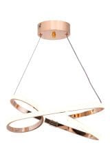 Modern Palermo Gold Power Led Avize, 3 Renk Yanabilen Lüks Led Avize, Mutfak Salon Hol Oda Sarkıt Led Avize