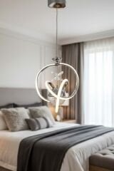 Modern Prag Krom Power Led Avize, 3 Renk Yanabilen Lüks Led Avize, Mutfak Salon Hol Oda Sarkıt Led Avize