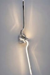 Dekoratif Minerva Krom Led Duvar Aplik, Elektrikli 3 Renk Yanabilen Power Led Aplik, İç Mekan Modern Aydınlatma