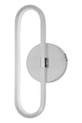 Reyes Model Krom Led Duvar Aplik, Elektrikli 3 Renk Yanabilen Power Led Aplik, İç Mekan Modern Aydınlatma