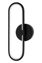 Reyes Model Siyah Led Duvar Aplik, Elektrikli 3 Renk Yanabilen Power Led Aplik, İç Mekan Modern Aydınlatma