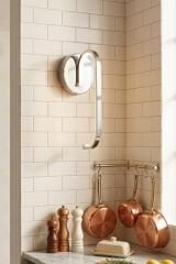 Dekoratif Belen Krom Led Duvar Aplik, Elektrikli 3 Renk Yanabilen Power Led Aplik, İç Mekan Modern Aydınlatma