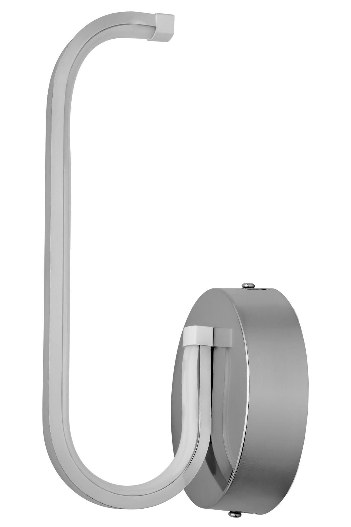 Dekoratif Belen Krom Led Duvar Aplik, Elektrikli 3 Renk Yanabilen Power Led Aplik, İç Mekan Modern Aydınlatma