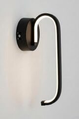 Dekoratif Belen Siyah Led Duvar Aplik, Elektrikli 3 Renk Yanabilen Power Led Aplik, İç Mekan Modern Aydınlatma