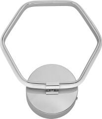 Patra Krom Led Duvar Aplik, Elektrikli 3 Renk Yanabilen Power Led Aplik, İç Mekan Modern Aydınlatma