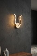 Dekoratif Gold Tarma Led Duvar Aplik, Elektrikli 3 Renk Yanabilen Power Led Aplik, İç Mekan Modern Aydınlatma