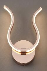 Dekoratif Gold Tarma Led Duvar Aplik, Elektrikli 3 Renk Yanabilen Power Led Aplik, İç Mekan Modern Aydınlatma