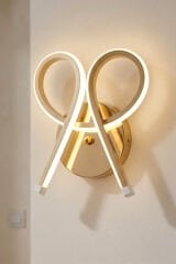 Vardar Gold Renkli Led Duvar Aplik, Elektrikli 3 Renk Yanabilen Power Led Aplik, İç Mekan Modern Aydınlatma